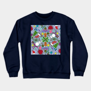 Christmas Mosaic Crewneck Sweatshirt